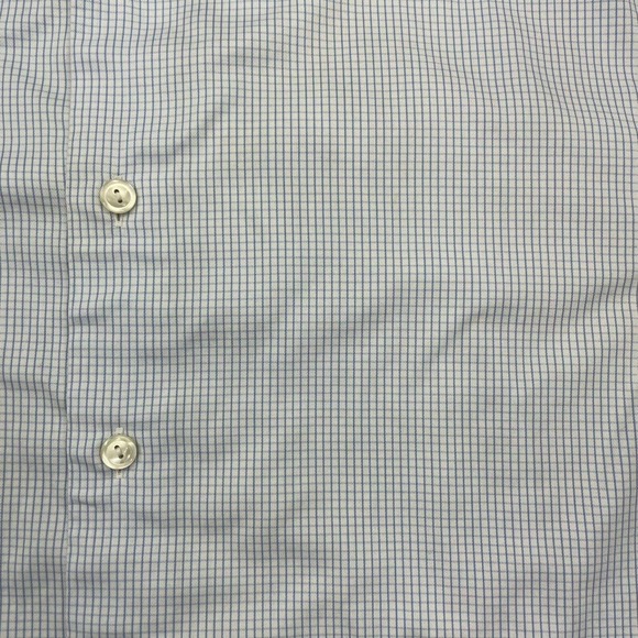 Eton Mens White Long Sleeve Collared Button Front Dress Shirt EUR 41 16 - Picture 5 of 11